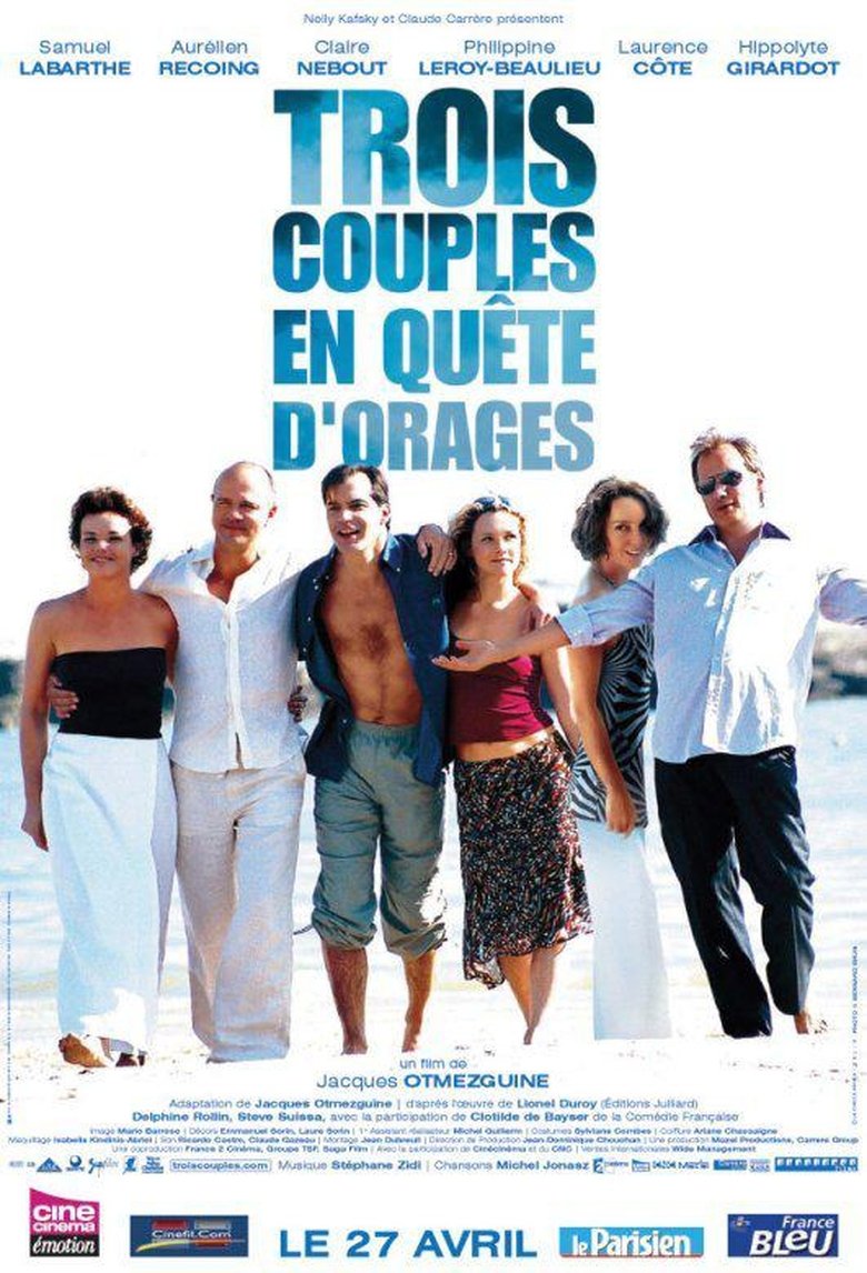 Poster of Trois couples en quête d'orages