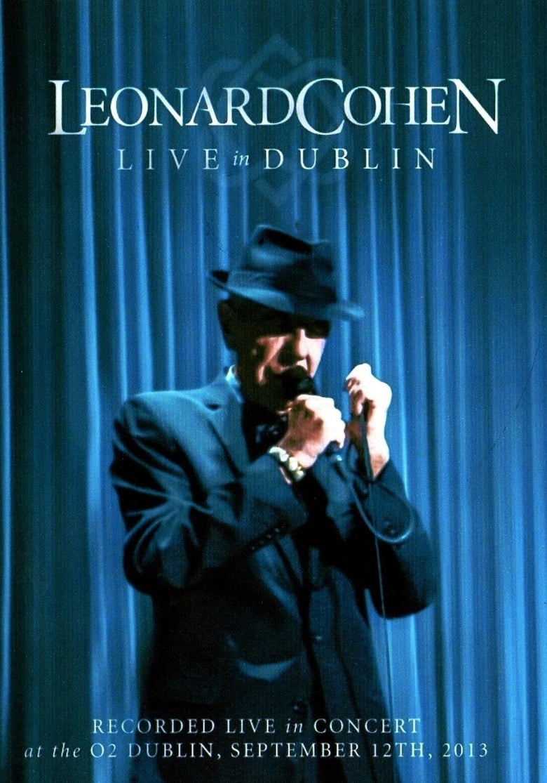 Poster of Leonard Cohen - Live in Dublin