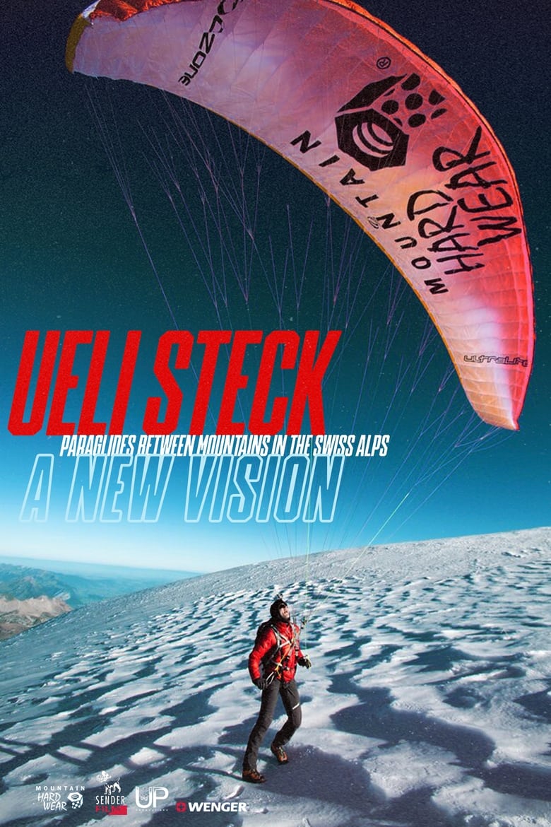 Poster of Ueli Steck - Paraglides Between Mountains In The Swiss Alps