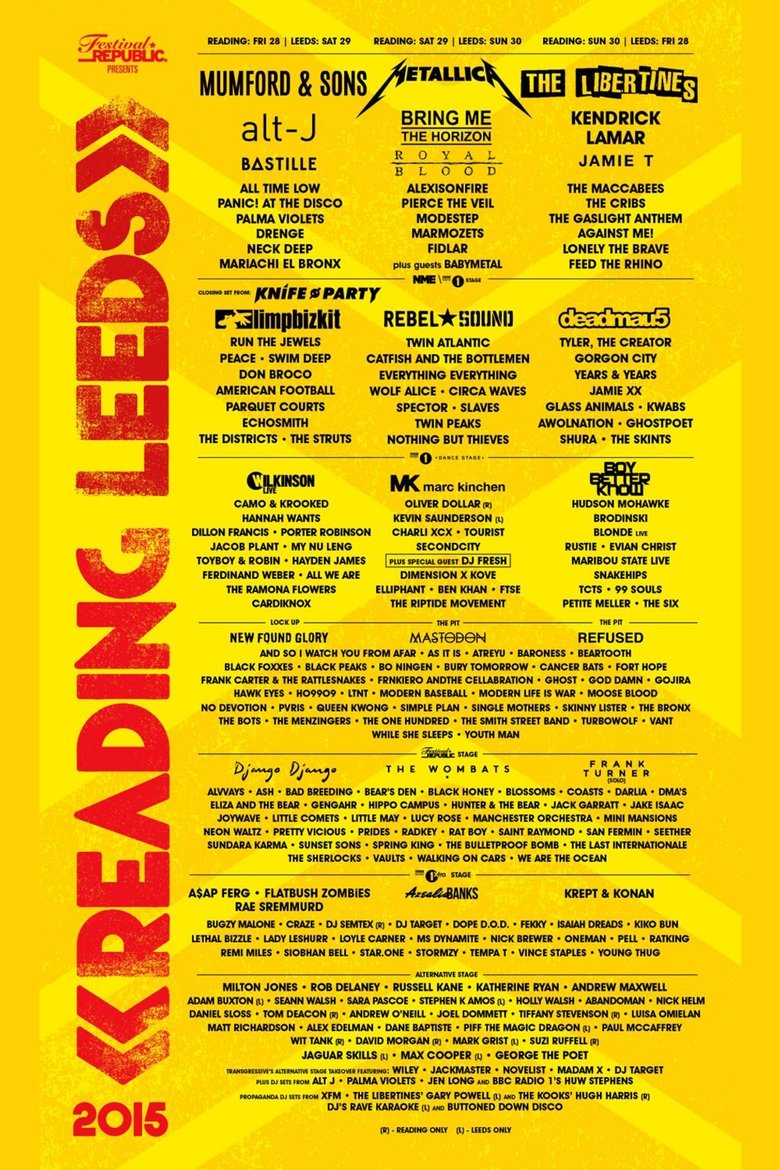 Poster of Alt-J - Live Reading Festival