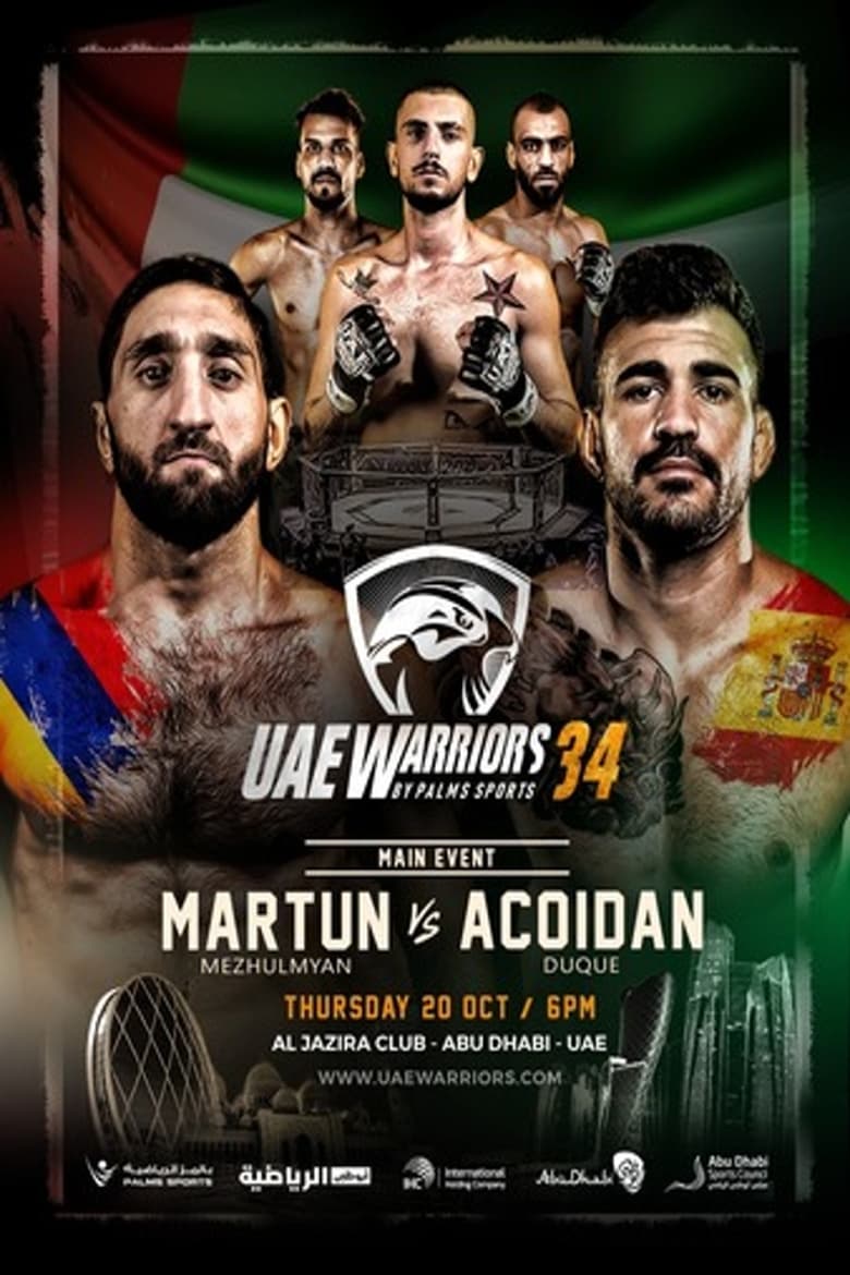 Poster of UAE Warriors 34