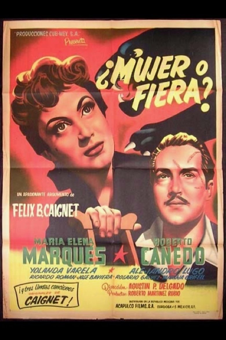 Poster of ¿Mujer... o fiera?