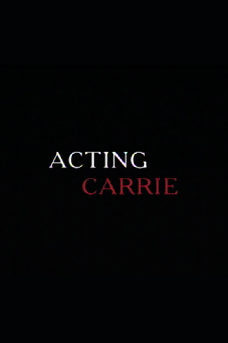 Poster of Acting 'Carrie'