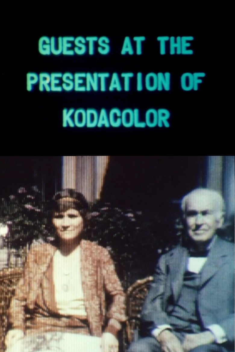Poster of Guests at the Presentation of Kodacolor at the Home of Mr. George Eastman, Rochester, N.Y.