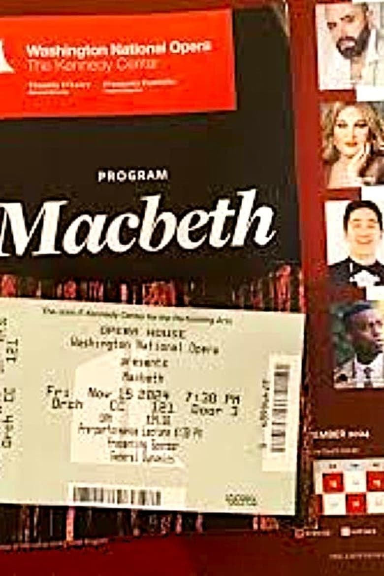 Poster of Macbeth: Washington National Opera