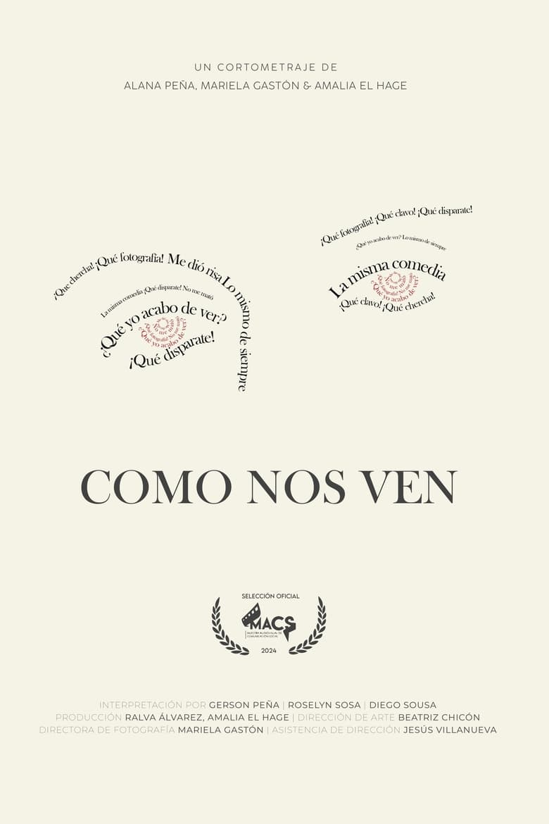 Poster of Como Nos Ven