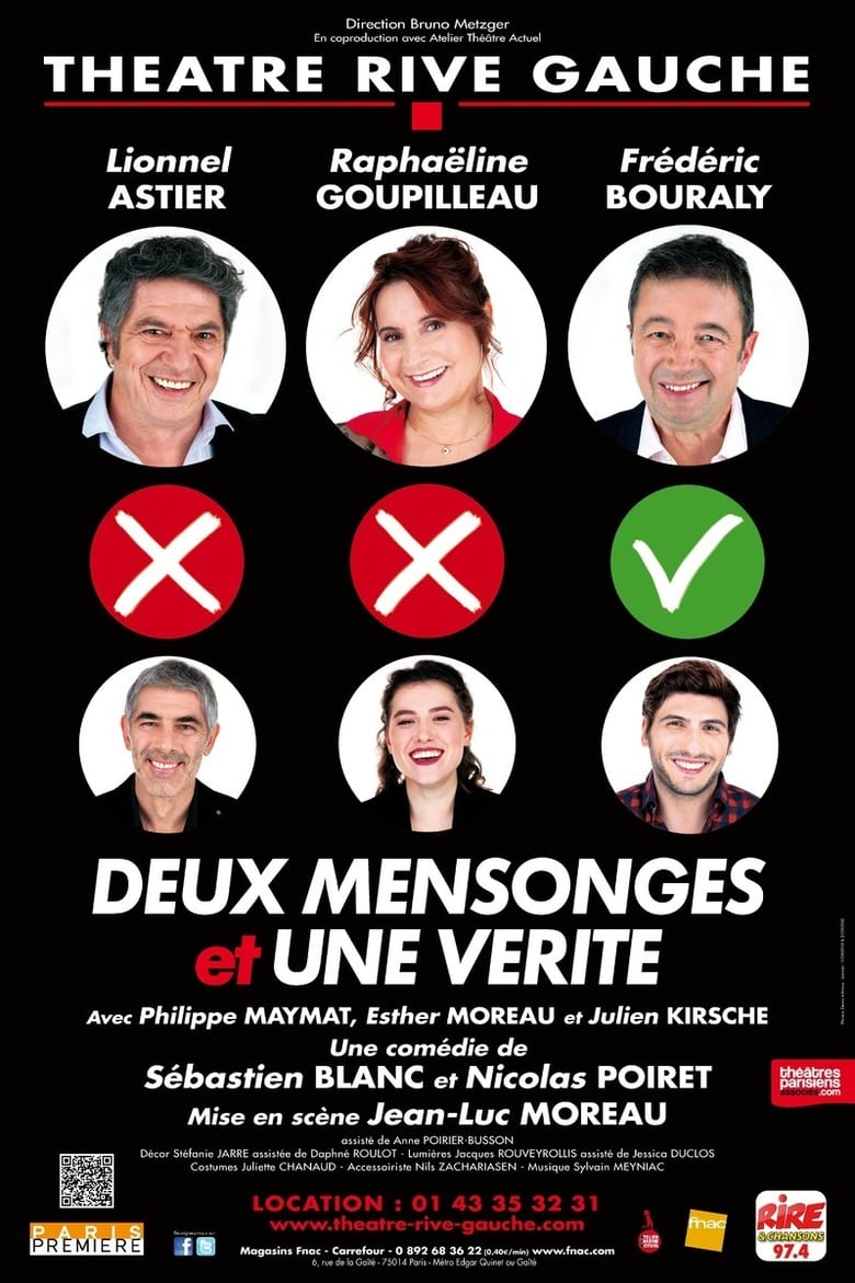 Poster of Deux mensonges et une vérité