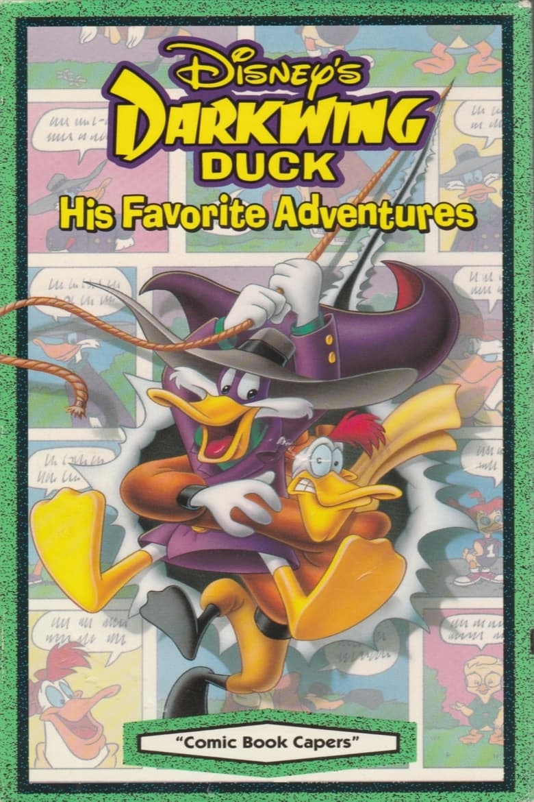 Poster of Darkwing Duck. His favorite adventures: Comic Book Capers