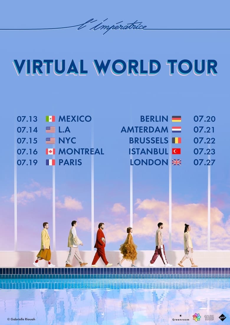 Poster of L'Impératrice live in Paris ♕ (Virtual World Tour 2020)