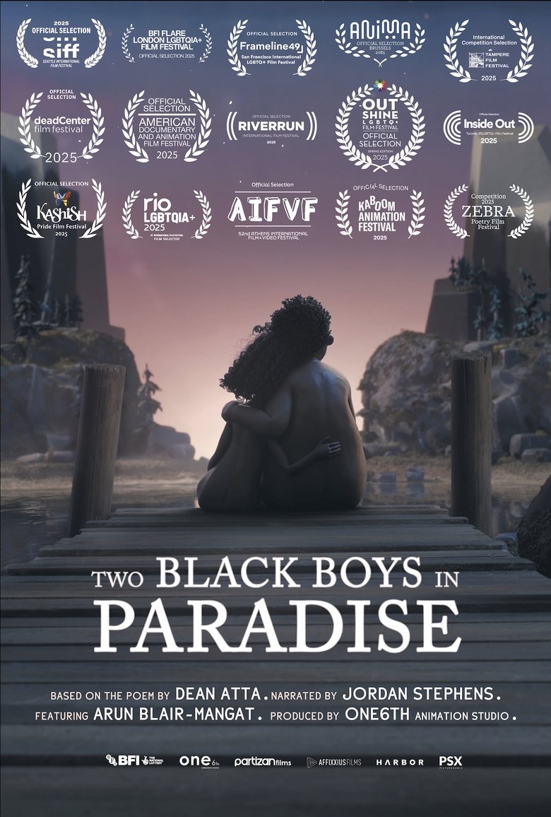 Poster of Two Black Boys in Paradise