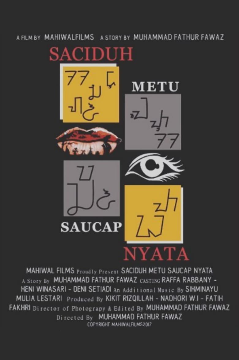 Poster of Saciduh Metu Saucap Nyata