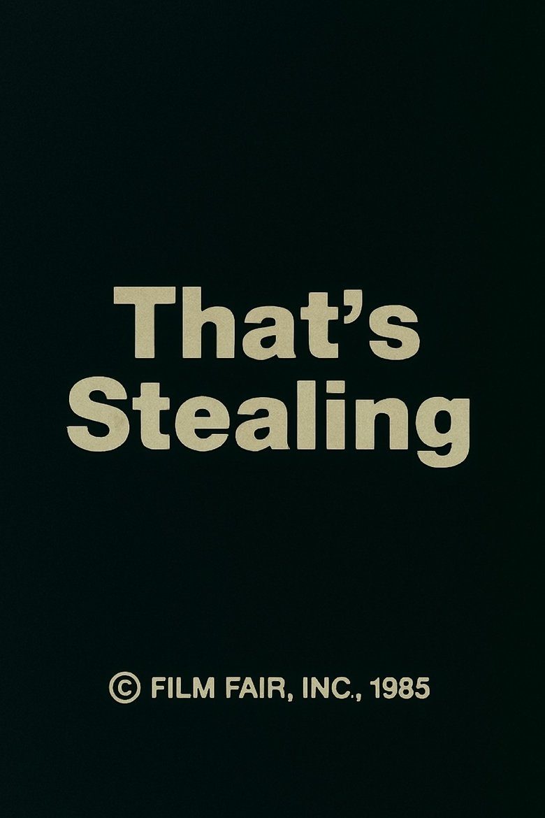 Poster of That's Stealing