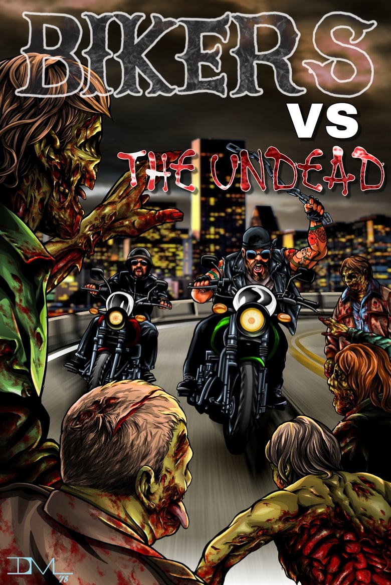 Poster of Bikers Versus the Undead