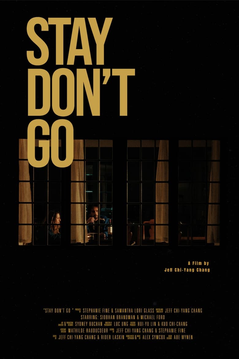 Poster of Stay Don't Go