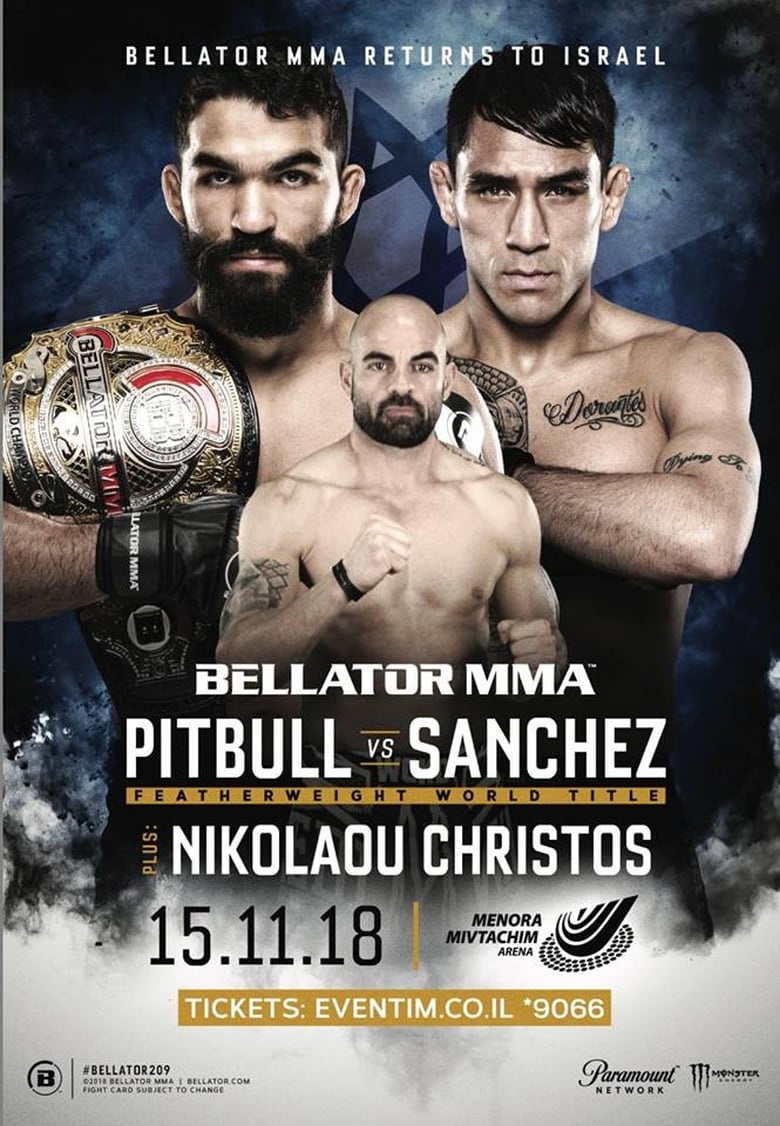 Poster of Bellator 209: Pitbull vs. Sanchez