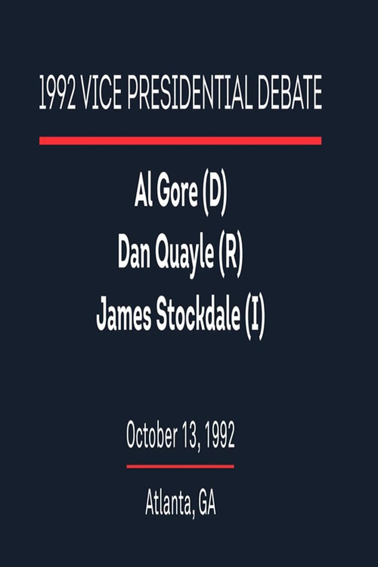 Poster of 1992 Vice Presidential Debate