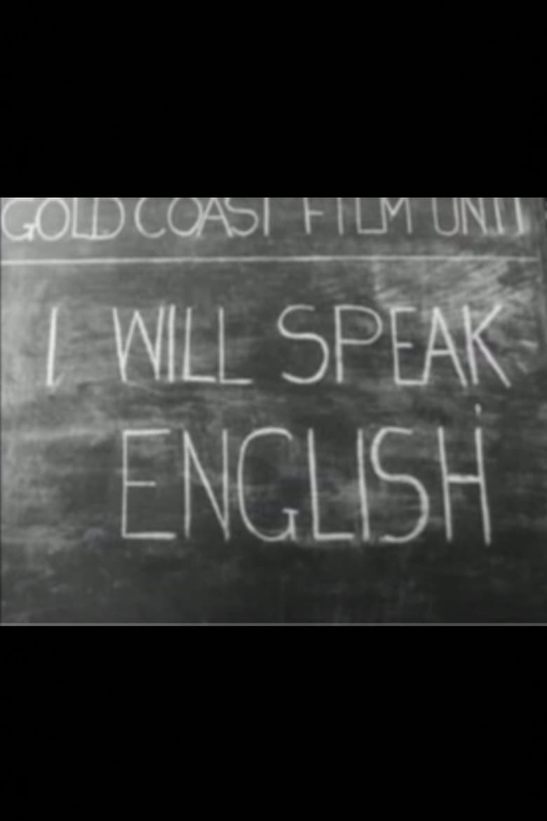 Poster of I Will Speak English