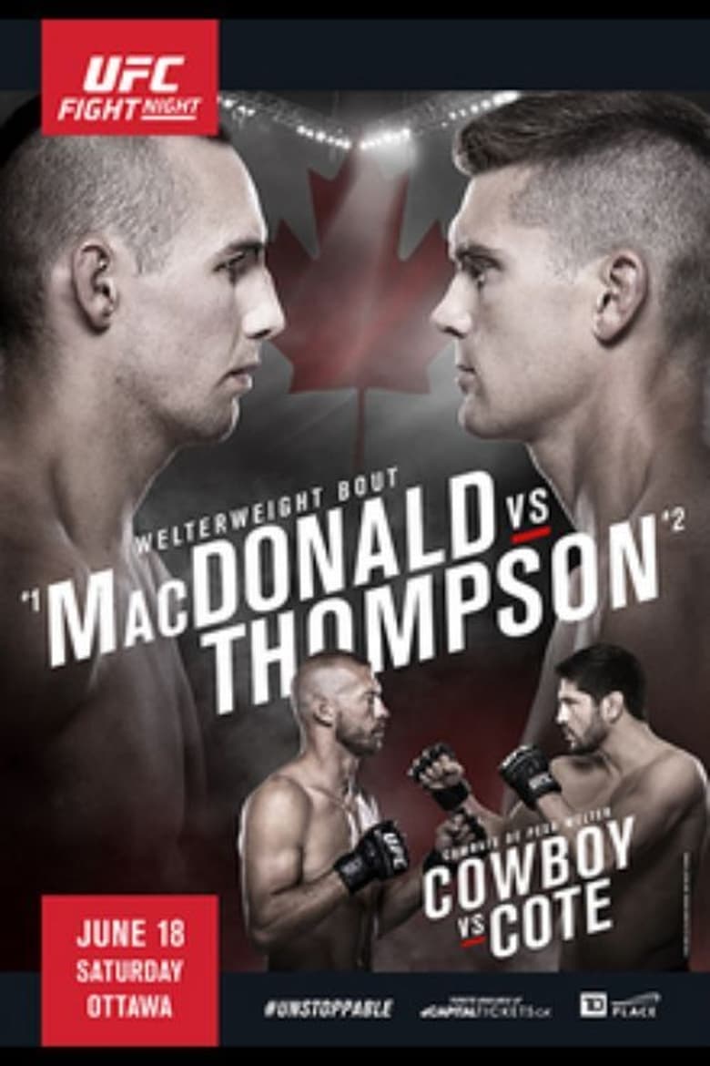 Poster of UFC Fight Night 89: MacDonald vs. Thompson