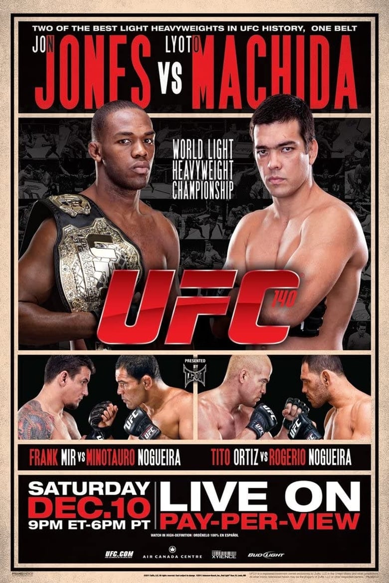 Poster of UFC 140: Jones vs. Machida