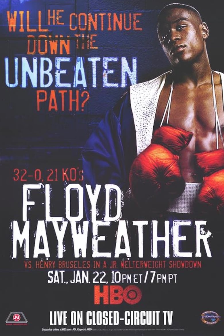 Poster of Floyd Mayweather Jr. vs. Henry Bruseles