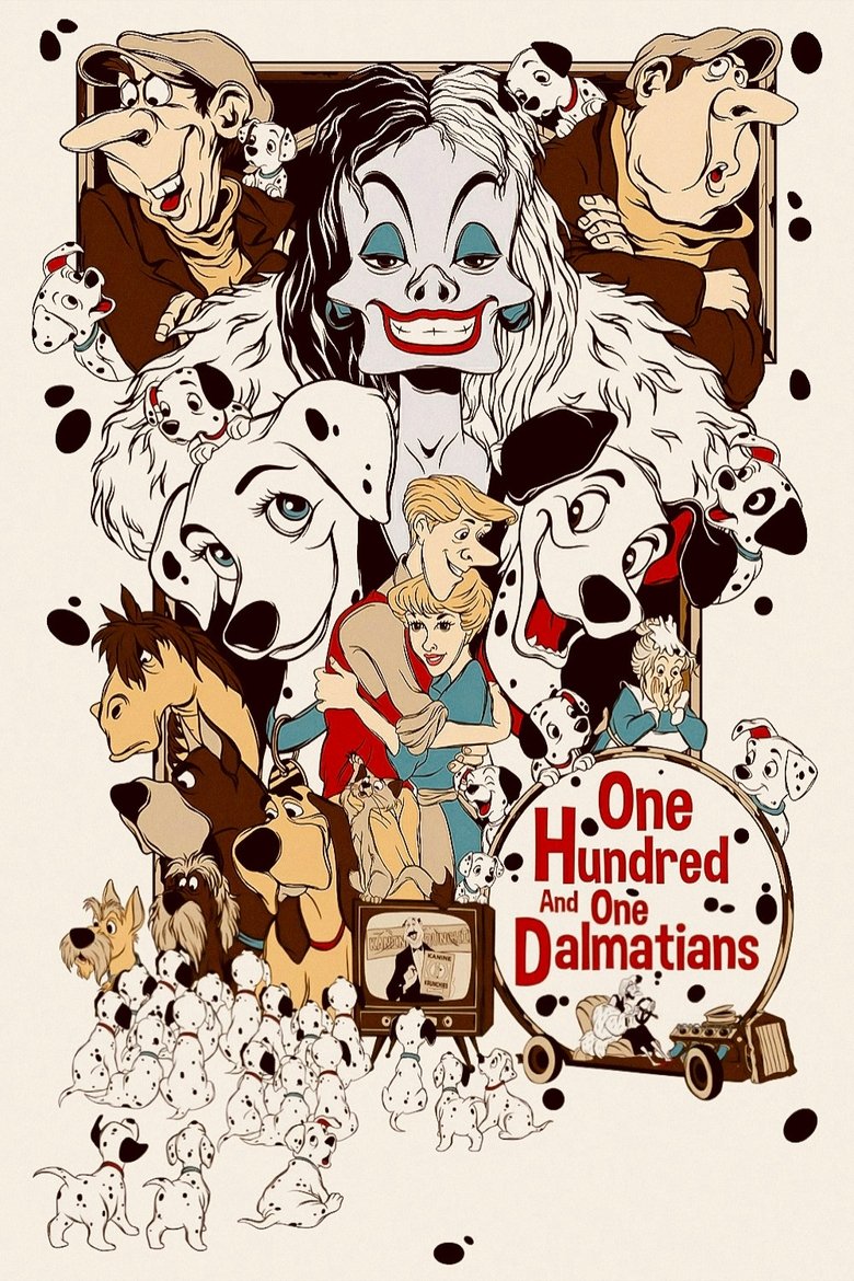 Poster of One Hundred and One Dalmatians
