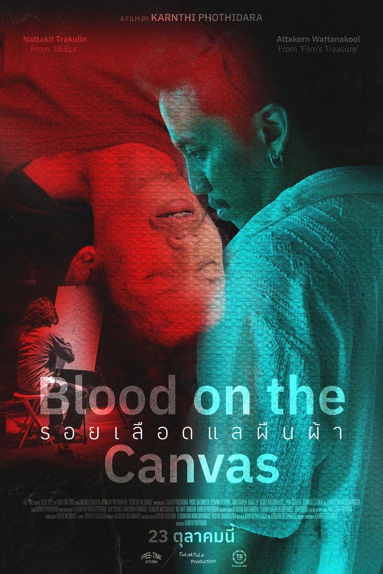 Poster of Blood on the canvas