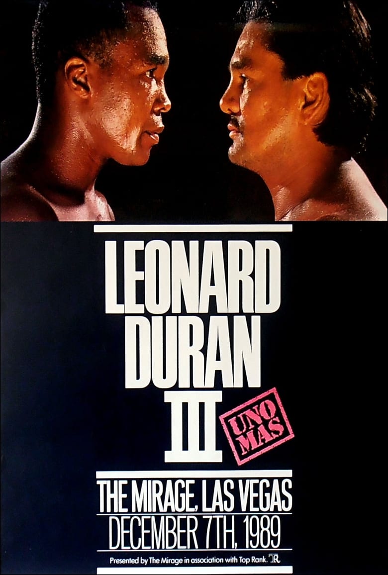 Poster of Roberto Duran vs. Sugar Ray Leonard III