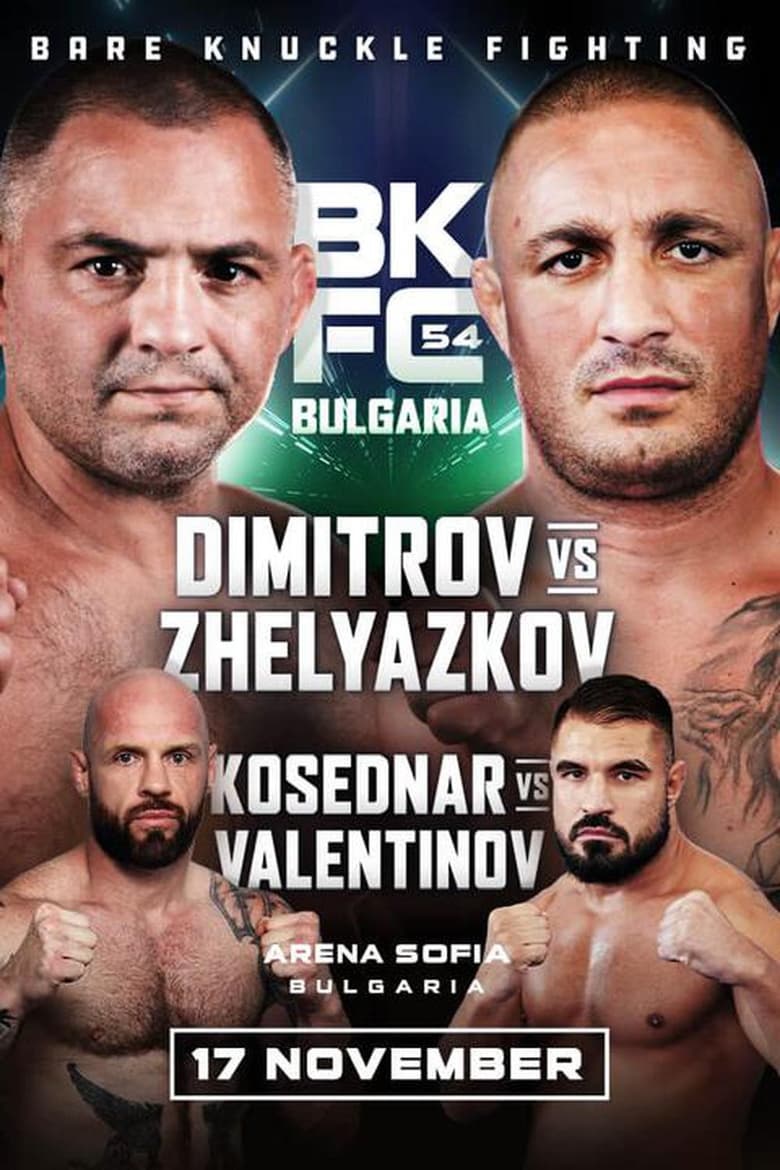 Poster of BKFC 54: Dimitrov vs. Zhelyazkov