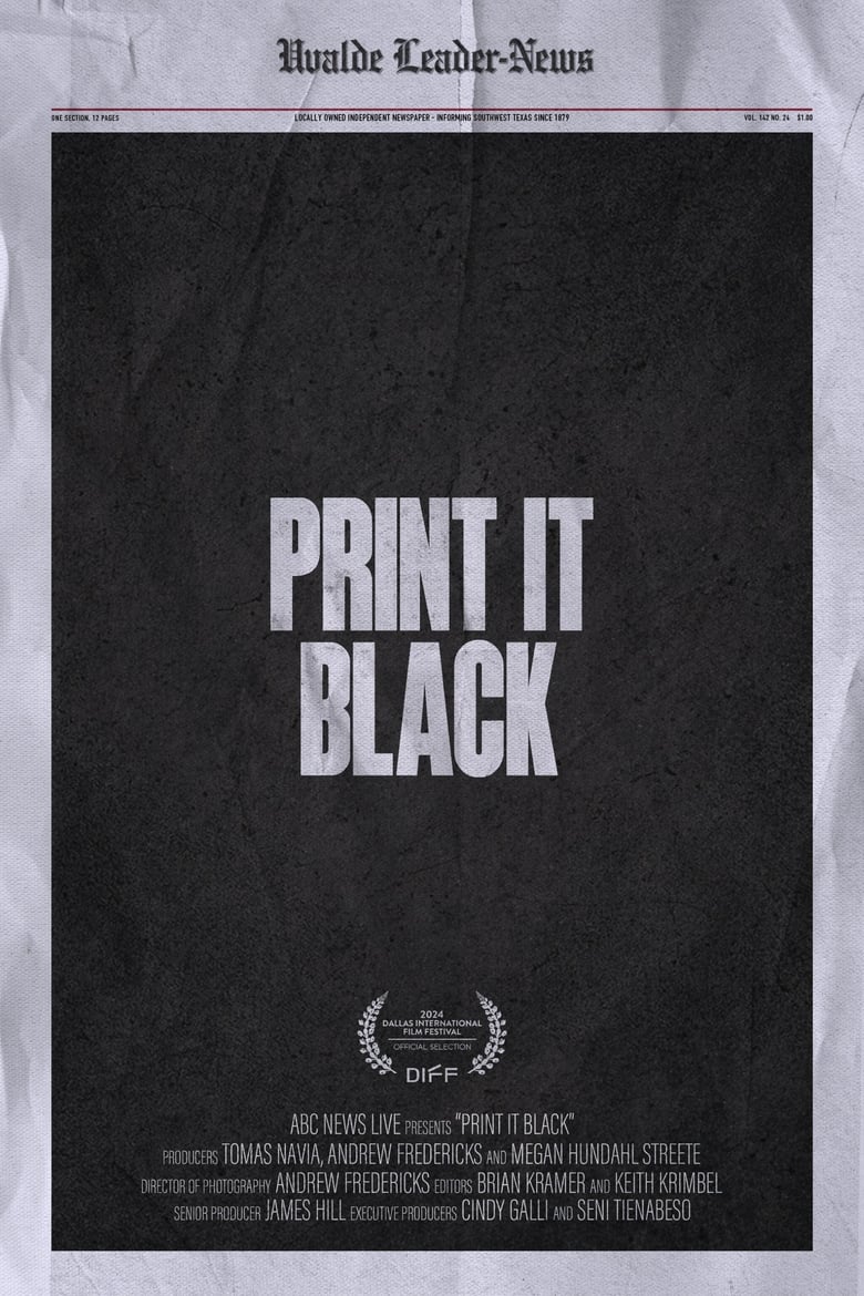 Poster of Print It Black