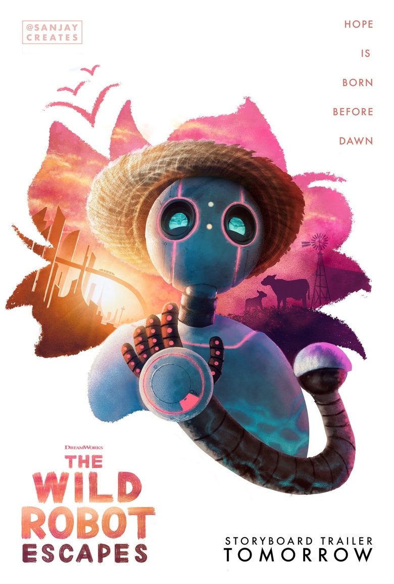 Poster of The Wild Robot Escapes