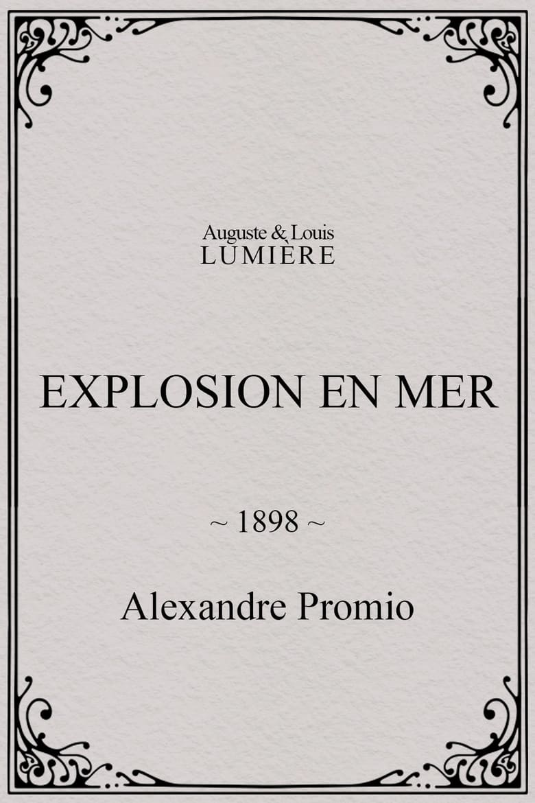 Poster of Explosion en mer