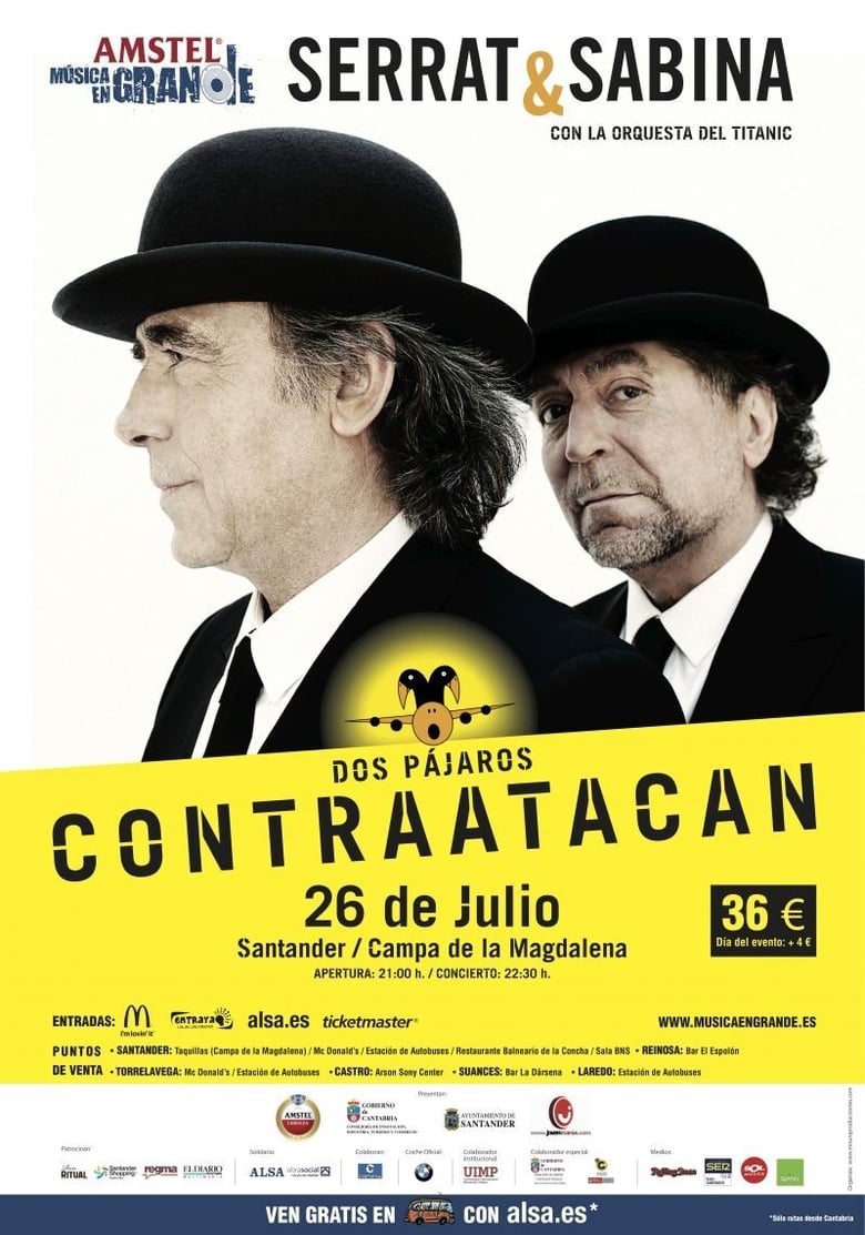 Poster of Serrat & Sabina: dos pájaros contraatacan