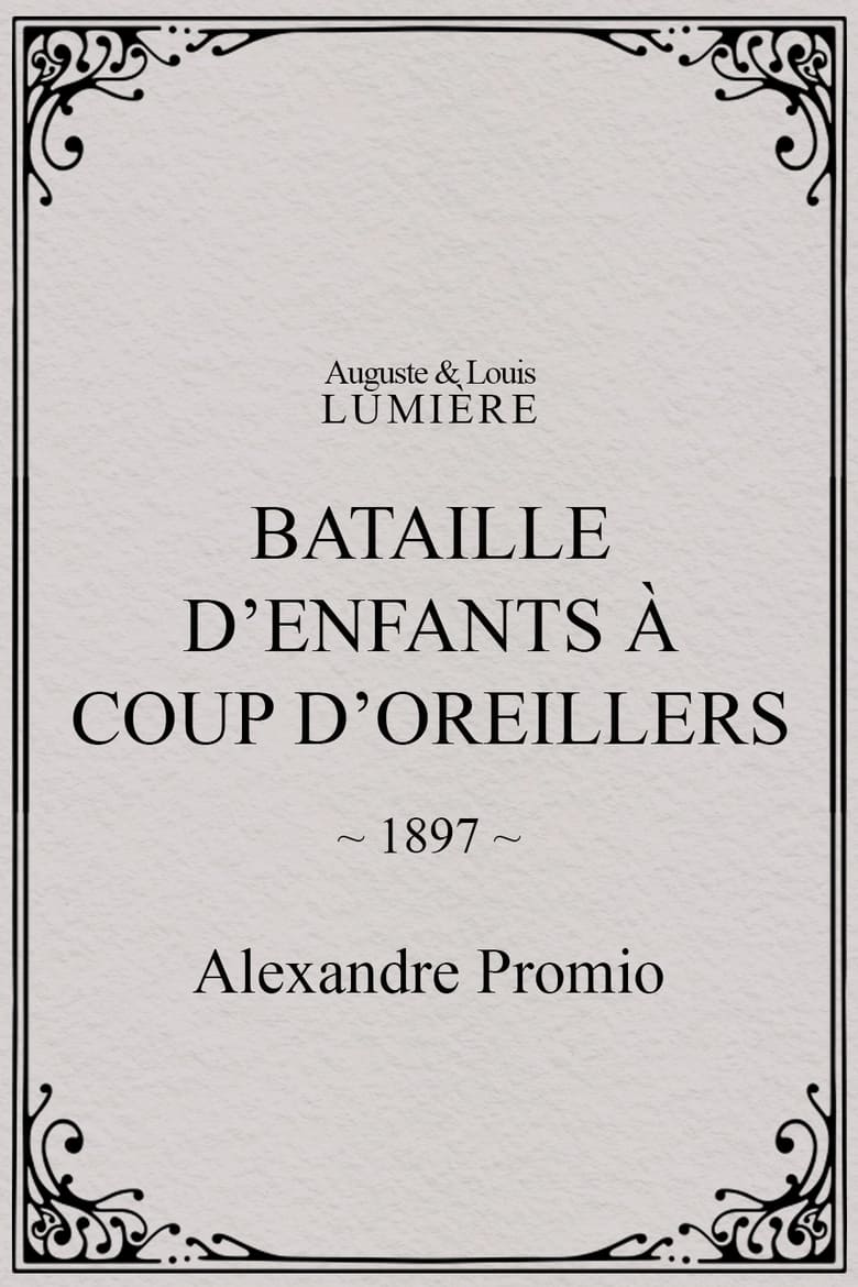 Poster of Bataille d’enfants à coup d’oreillers