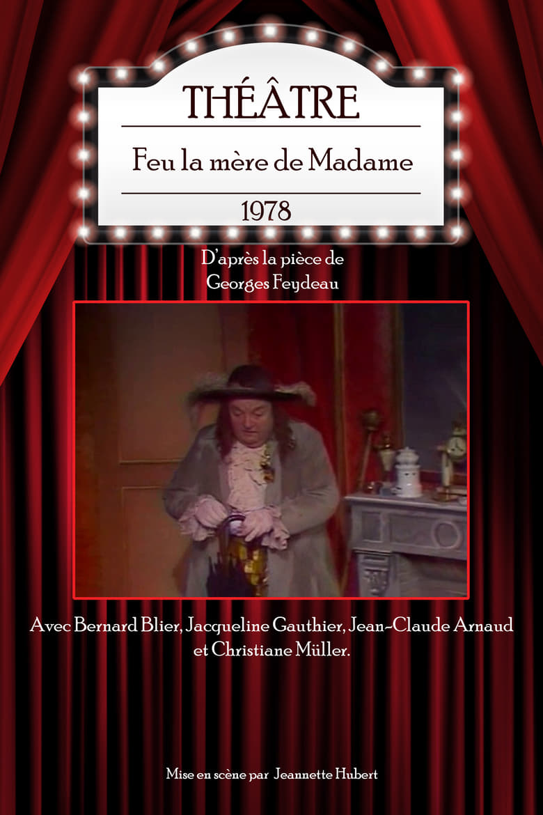 Poster of Feu la mère de Madame