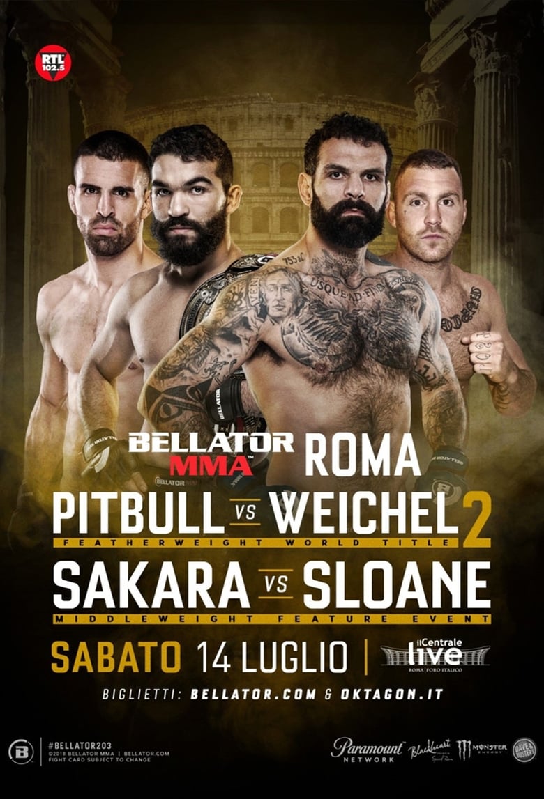 Poster of Bellator 203: Pitbull vs. Weichel 2