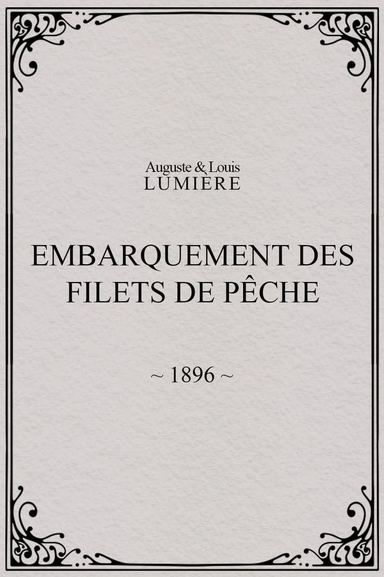 Poster of Embarquement des filets de pêche