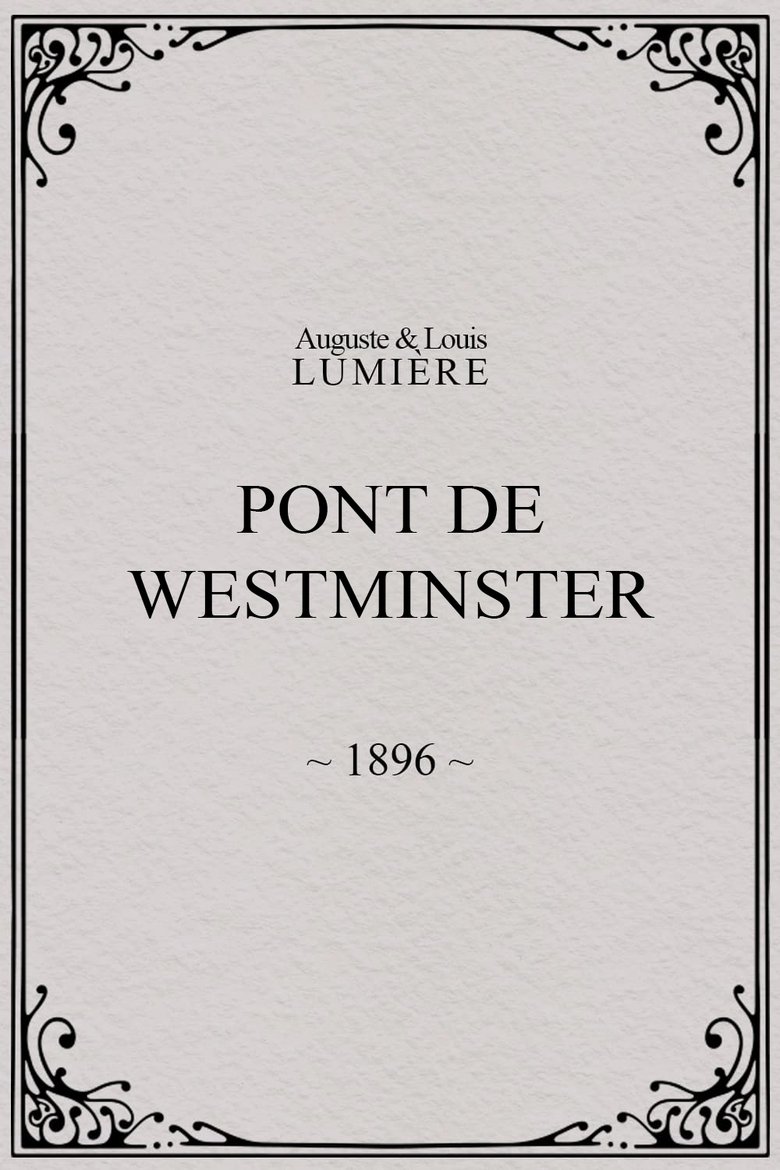 Poster of Pont de Westminster