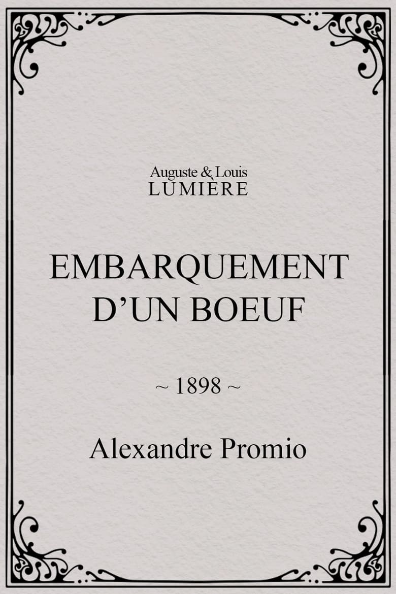 Poster of Embarquement d’un boeuf