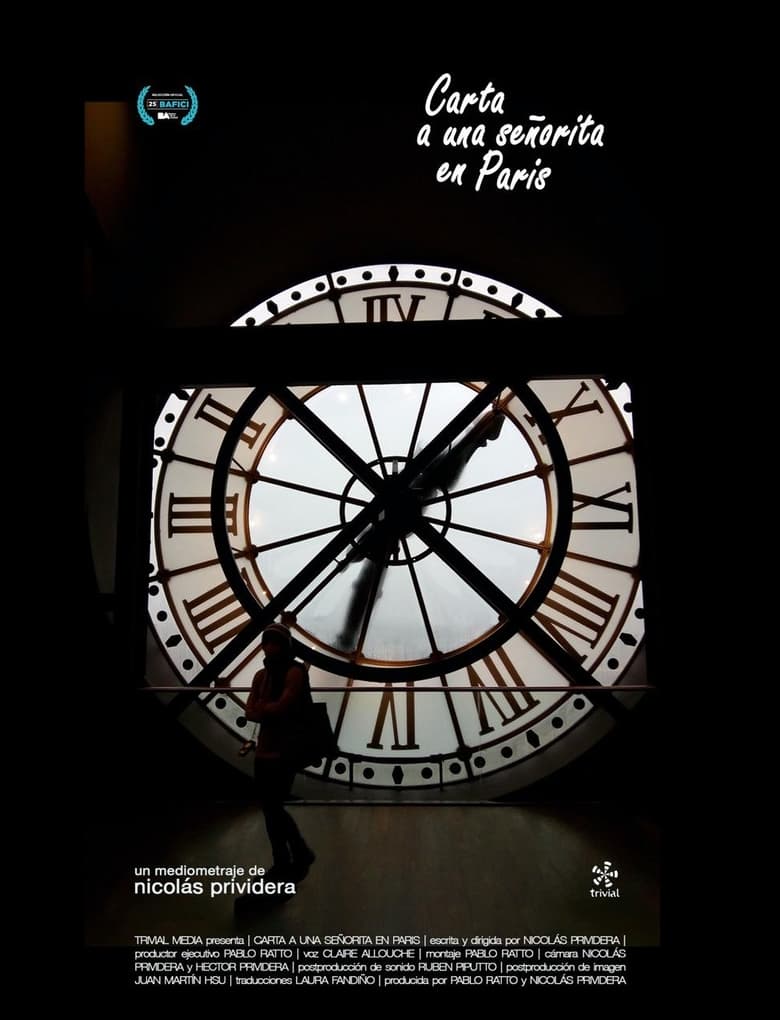 Poster of Carta a una señorita en París