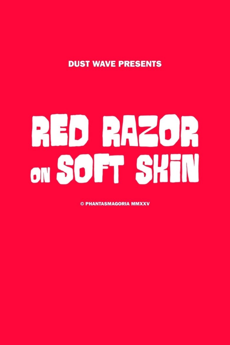 Poster of Red Razor On Soft Skin