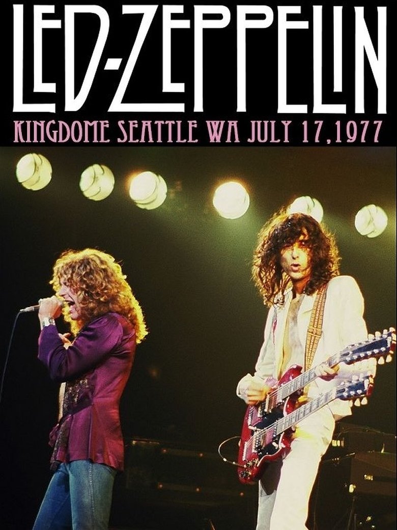 Poster of Led Zeppelin – Kingdome, Seattle, Washington 17 July 1977