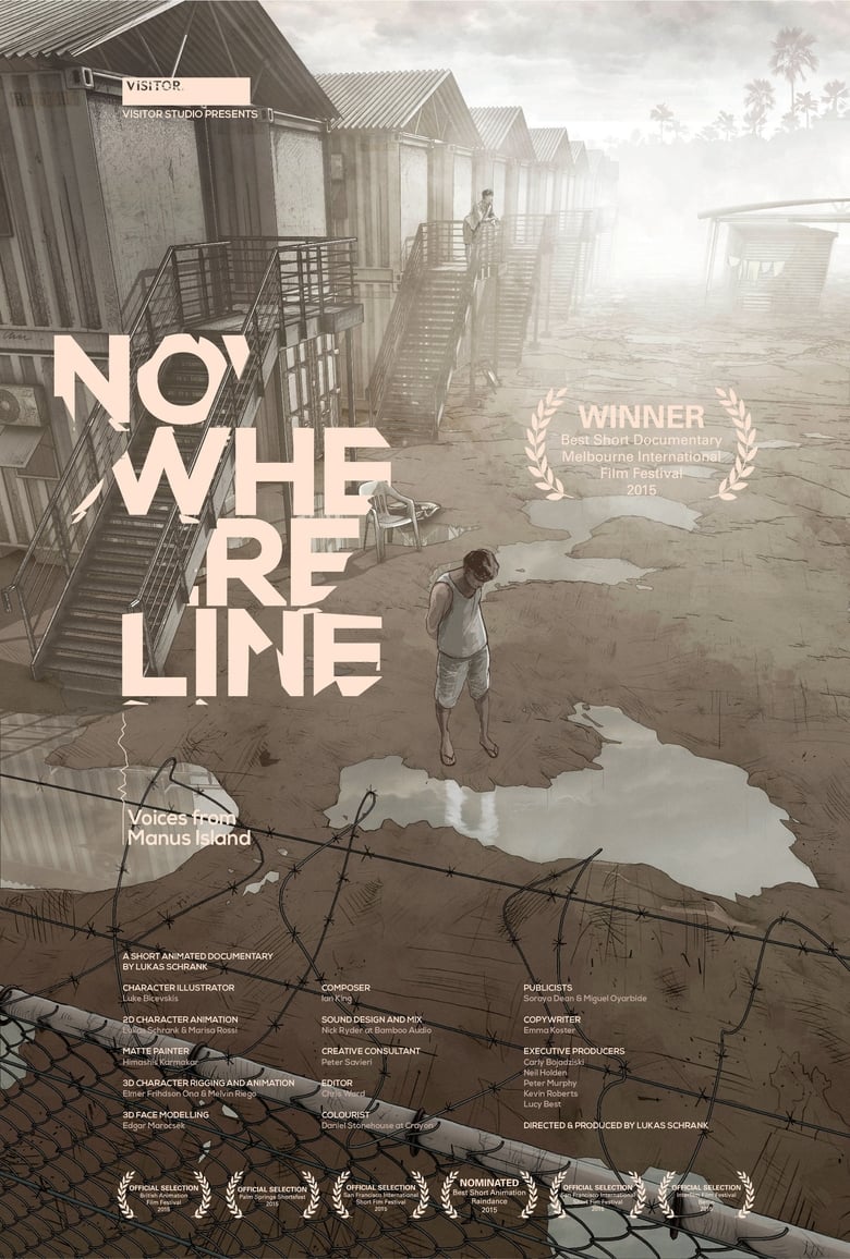 Poster of Nowhere Line: Voices from Manus Island