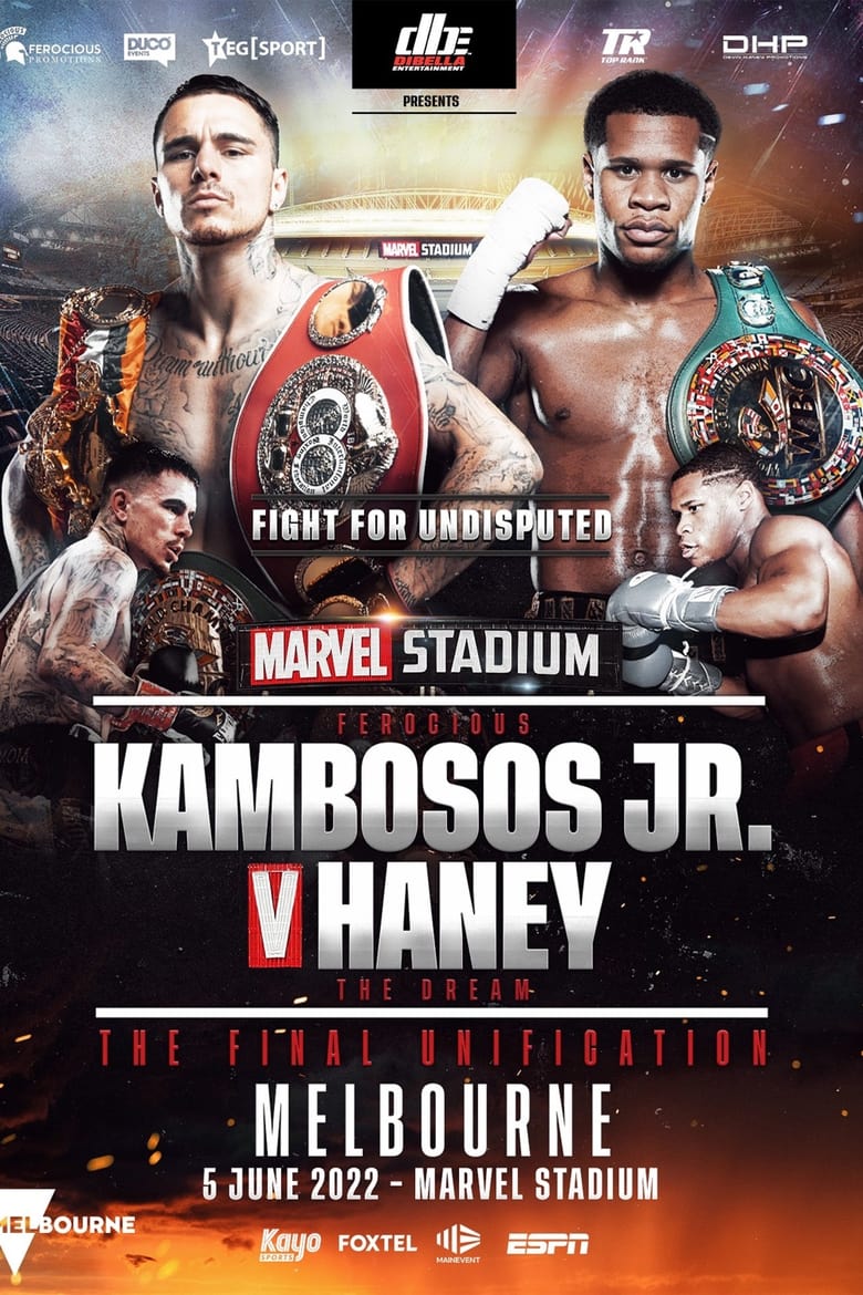 Poster of George Kambosos Jr. vs. Devin Haney