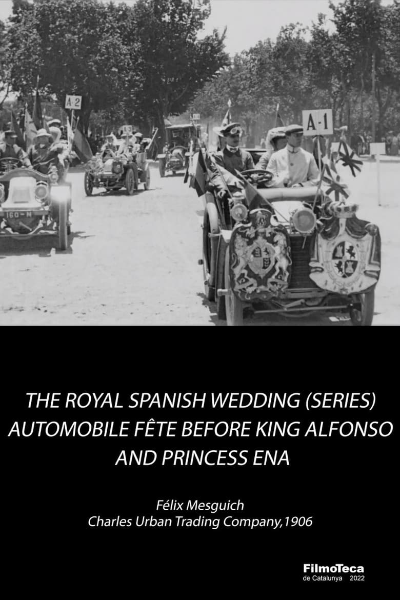 Poster of Automobile Fête Before King Alfonso and Princess Ena