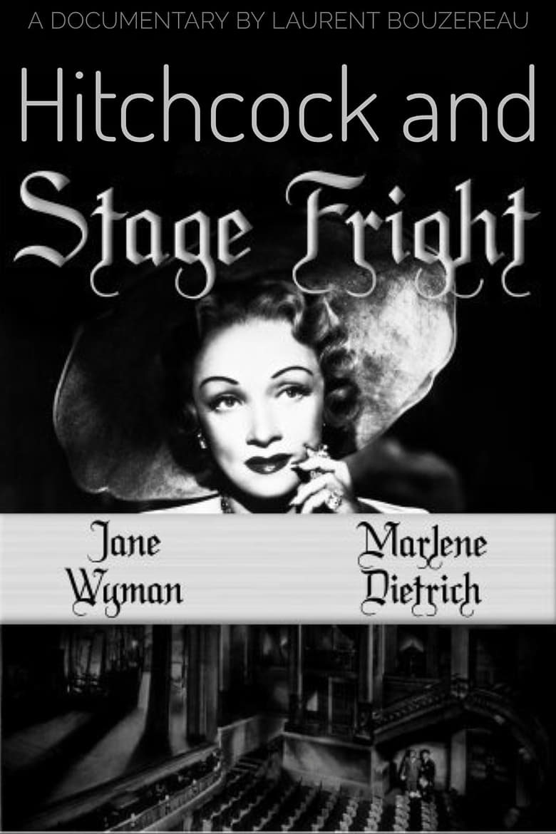 Poster of Hitchcock and 'Stage Fright'