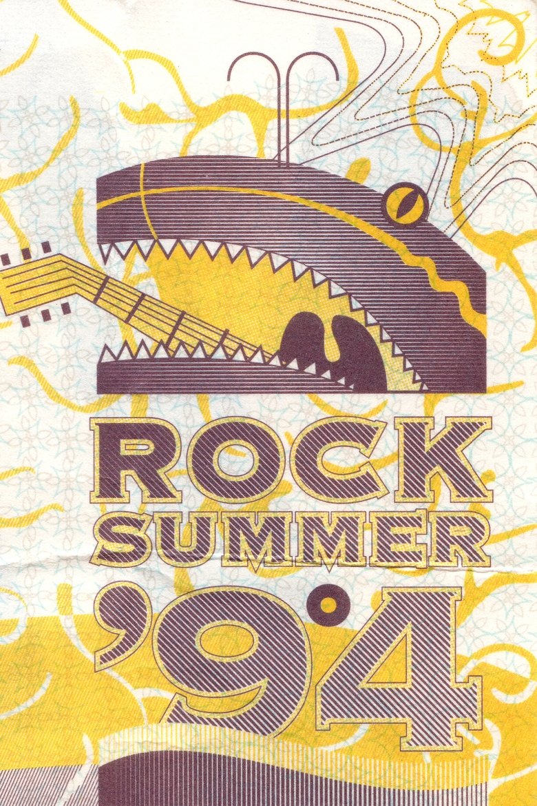 Poster of Fish - Concert at Rock Summer festival 1994 Tallinn, Estonia