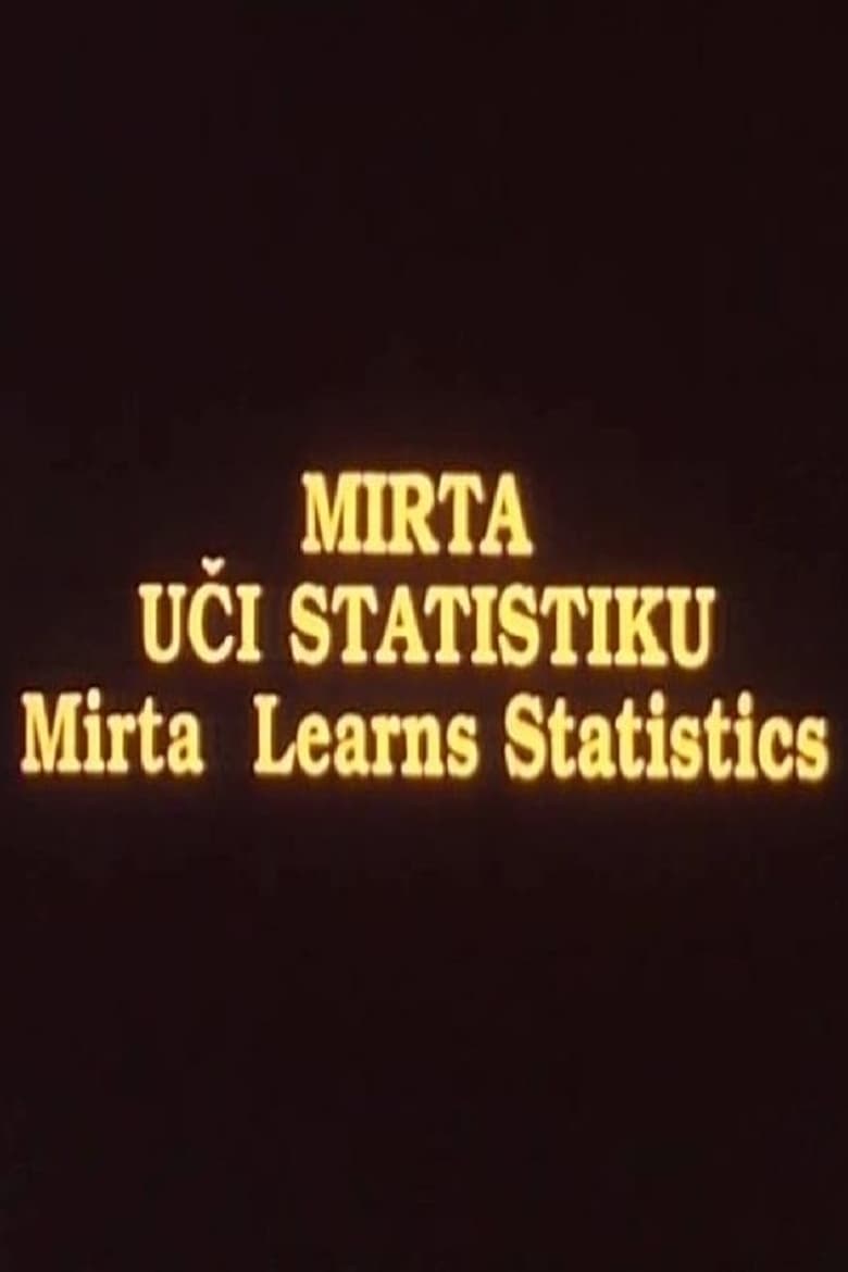 Poster of Mirta Learns Statistics