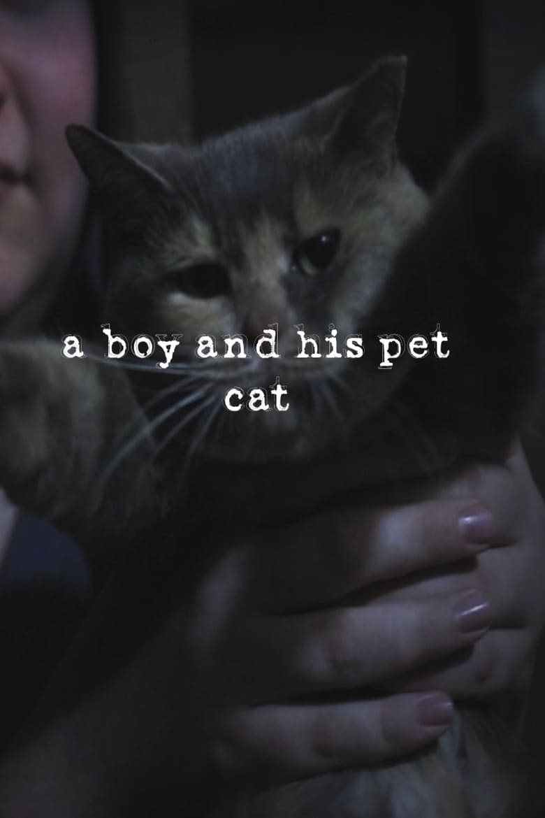 Poster of a boy and his pet cat