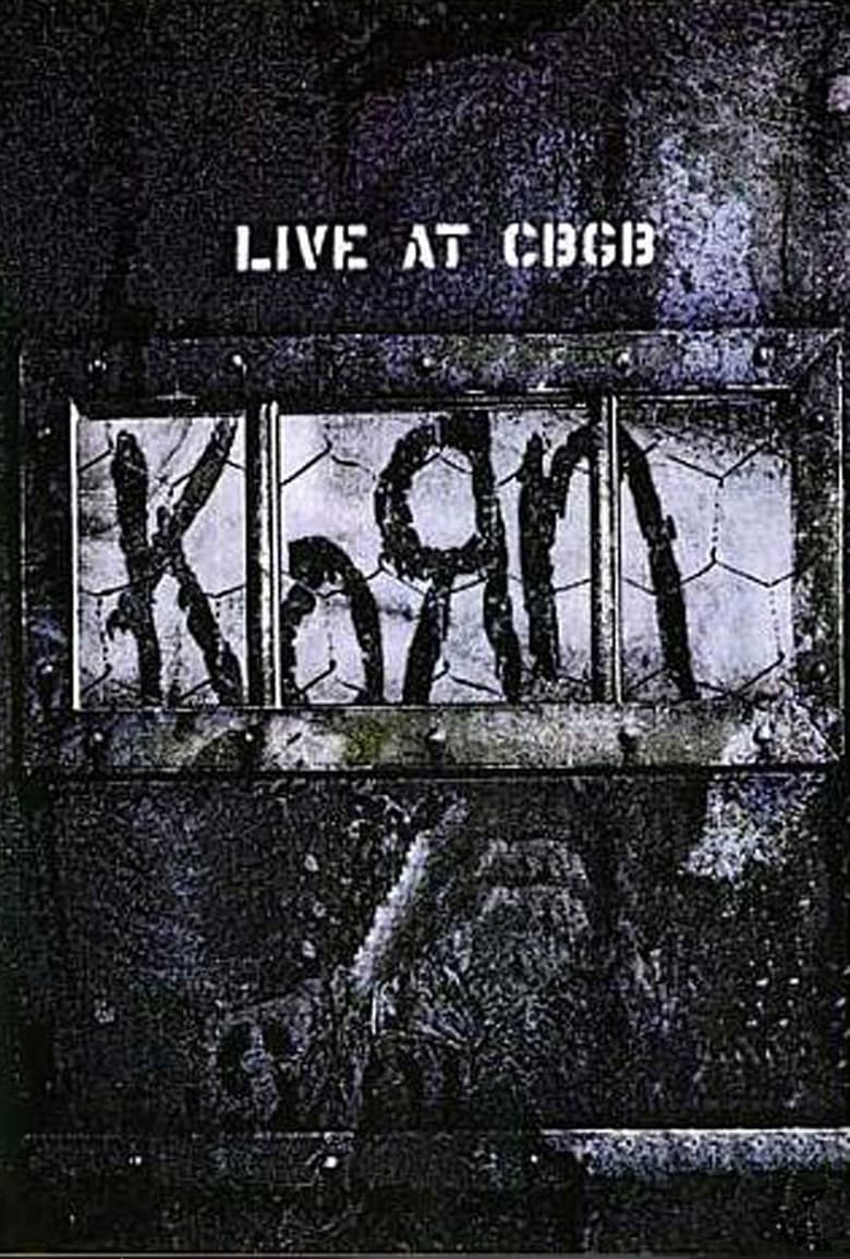 Poster of Korn - Live at CBGB's