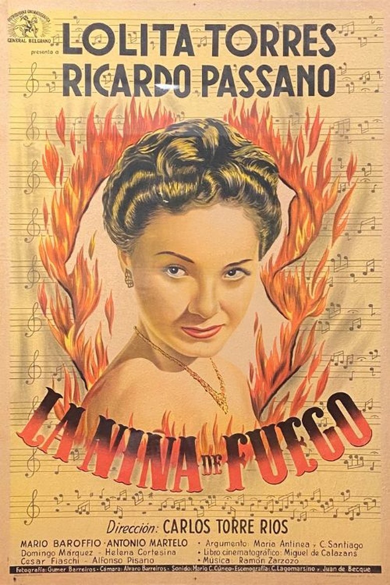 Poster of La niña de fuego